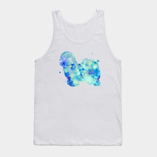 Coton De Tulear Watercolor Painting Tank Top